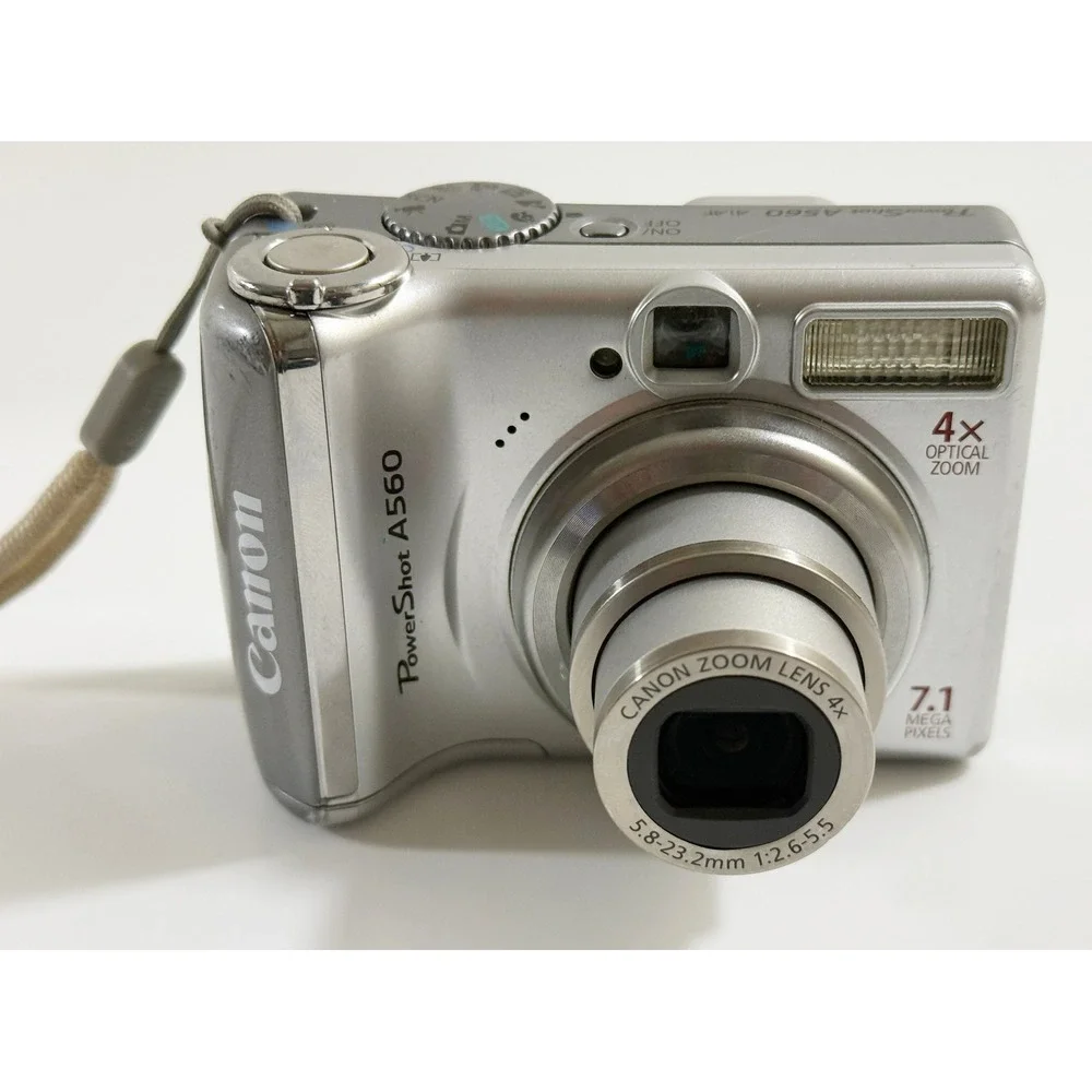 Canon PowerShot A560 Digital Camera Silver 7.1MP 4x Zoom PC1229